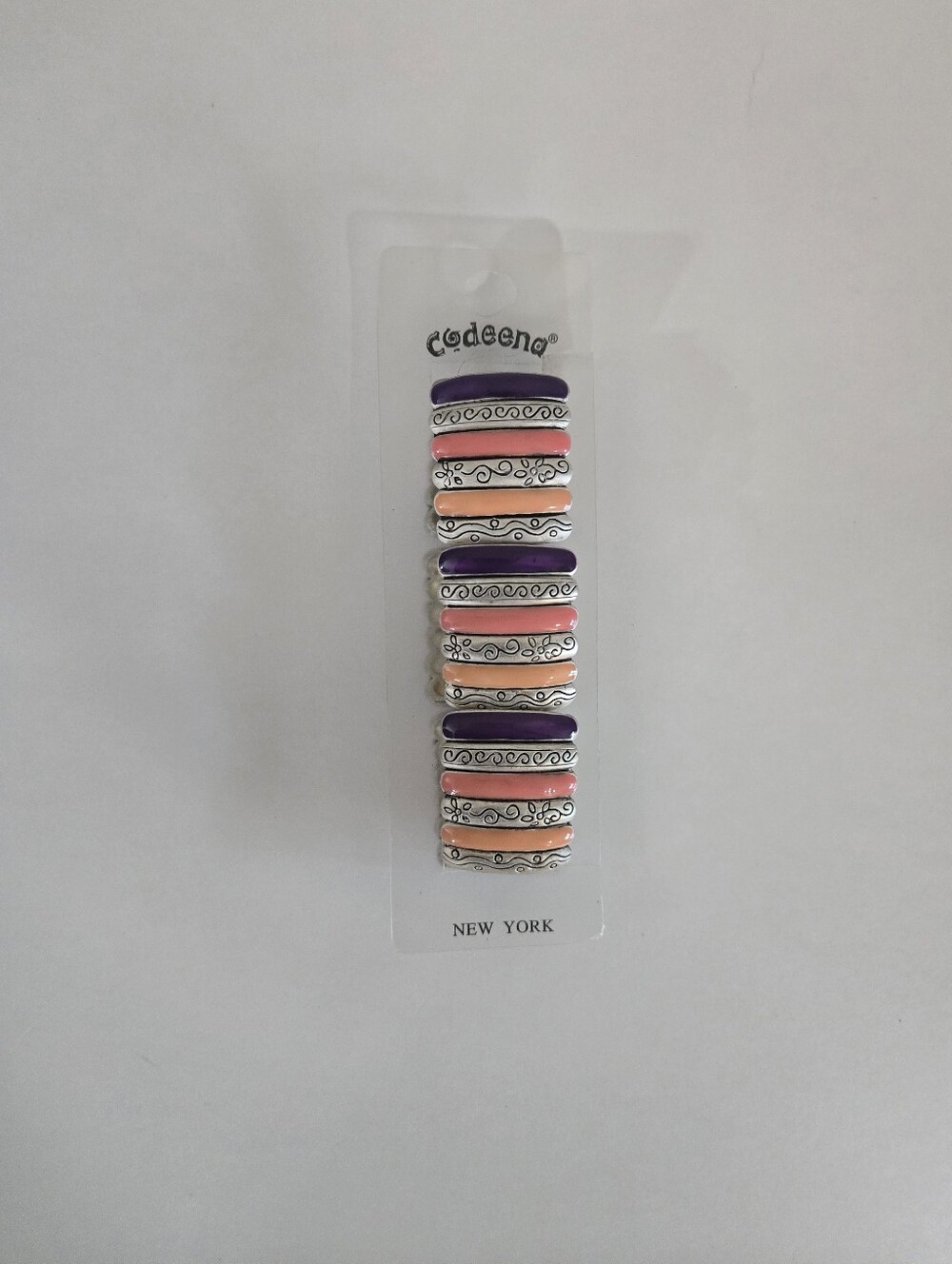 Codeena New York Multicolor Braclet - Pink, Purple, Peach - NEW!